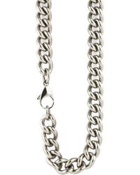 Ti2 Titanium Chunky Curb Chain - Metallic
