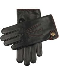 DENTS Men's Thinsulate Handsewn Nubuck Leather Gloves Lined Insulated