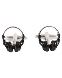 David Van Hagen Headphone Cufflinks - Metallic