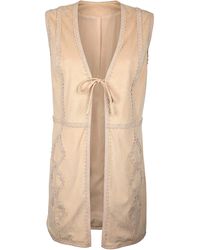 Laura Kent Mouwloos Vest - Bruin