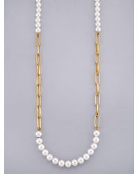 KLiNGEL Halskette mit synth. Perlen - Mehrfarbig