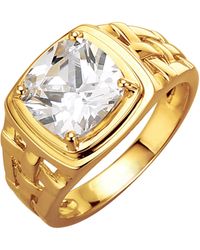 KLiNGEL Herrenring mit Zirkonia - Gelb