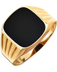 KLiNGEL Herrenring mit Onyx - Schwarz