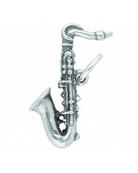 1001 Diamonds 925 Anhänger Saxophon - Weiß