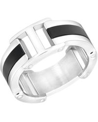 S.oliver Ring für Herren, Stainless Steel - Weiß