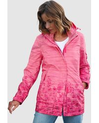 Paola 2-in-1-outdoorjas Met Geïntegreerd Fleece Vest - Roze