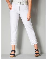 Sara Lindholm Jeans - Wit