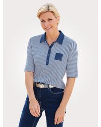 Rabe Poloshirt in Blau Damen Bekleidung Oberteile Kurzarm Oberteile 