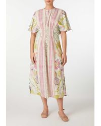 D'Ascoli Salome Fine Khadi Dress - Multicolour