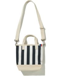 Kule The All Over Striped Bucket - White