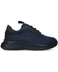 KG by Kurt Geiger Navy Nylon Lace Up Trainers - Blue