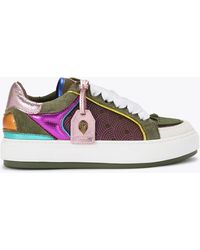 Kurt Geiger - Trainers Combination Leather Southbank Tag - Lyst