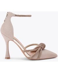 KG by Kurt Geiger - Heels Gold Fabric Court Ava - Lyst