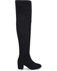 Miss Kg Block Heel Over The Knee Boots - Black