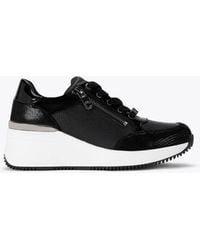 Carvela Kurt Geiger - Trainer Leather Skyline Wedge - Lyst