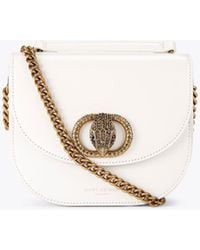 Kurt Geiger - Kurt Geiger Saddle Bag Bone Leather Chelsea - Lyst