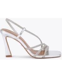 KG by Kurt Geiger - Heels Silver Combination Sweetie - Lyst