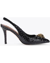 Kurt Geiger - Snake-Effect Belgravia Slingback Pumps - Lyst