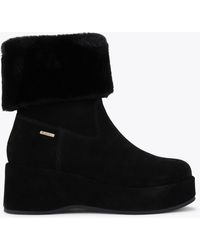 Carvela Kurt Geiger - Boots Textile Apres Fur - Lyst