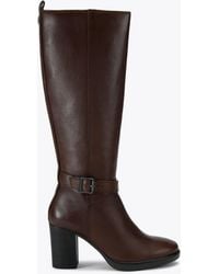 Carvela Kurt Geiger - Boots Dark Leather Silver - Lyst