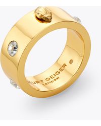 Kurt Geiger - Ring Gold Metal Eagle Ring - Lyst