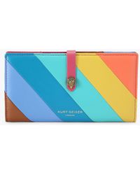 Kurt Geiger - Kurt Geiger Purse Striped Leather Other Wallet Kensington - Lyst