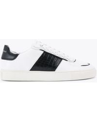 Kurt Geiger - Kurt Geiger Trainer Black Leather Lennon - Lyst