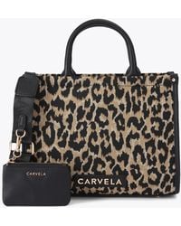 Carvela Kurt Geiger - Medium Sorrento Tote Bag - Leopard Tote Bag - Lyst