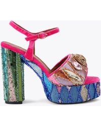 Kurt Geiger - Kurt Geiger Heels Multi Other Fabric Kensington - Lyst