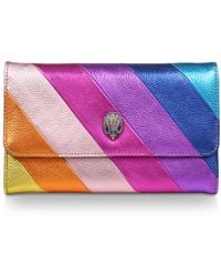 Kurt Geiger Kensington Rainbow Stripe Leather Bag - Multicolour
