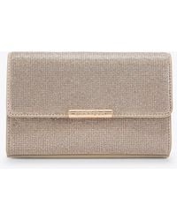 Carvela Kurt Geiger - Clutch Bag Gold Gala - Lyst