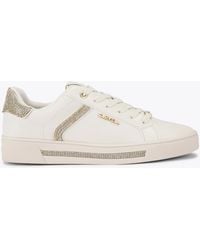 Carvela Kurt Geiger - Kurt Geiger Trainers Gold Daze Jewel - Lyst