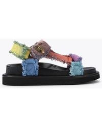 Kurt Geiger - Kurt Geiger Sandals Multi Other Denim Fabric Orson - Lyst