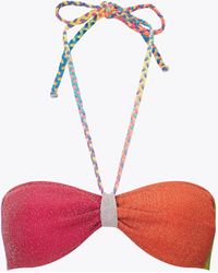 Kurt Geiger - Swimwear Bikini Top Multi Other Rainbow Bandeau - Lyst