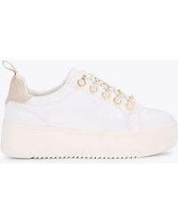 KG by Kurt Geiger - Trainers Synthetic Vegan Lighter Pearl - Lyst