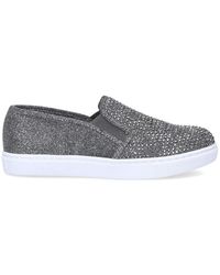 carvela pewter trainers