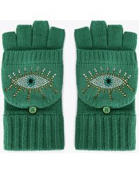 Kurt Geiger - Kurt Geiger Mittens Synthetic Evil Eye - Lyst