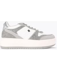 KG by Kurt Geiger - Trainer Grey Synthetic Kick Skater - Lyst