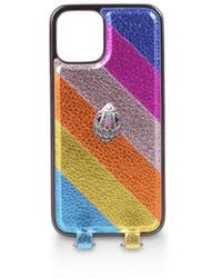 Kurt Geiger Rainbow Phone Case With Chain - Multicolour