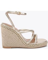 KG by Kurt Geiger - Heels Gold Peyton - Lyst
