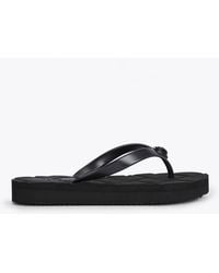 Kurt Geiger - Kensington Q Two-Post Rubber Flip Flops - Lyst
