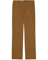 Saint Laurent - Mid-Rise Tailored Pants - Lyst