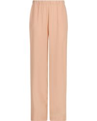 Fabiana Filippi - Satin Trousers With Elastic Waistband - Lyst
