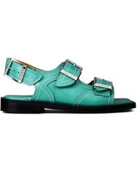 ♦GANNI♦刺繍入りウェスタンミュール Ganni Embroidered Western Sandals | Lyst