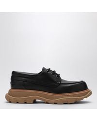McQueen - Leather Lace-Up With Maxi Sole - Lyst