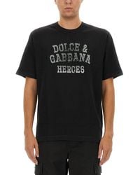 Dolce & Gabbana - Logo T-Shirt - Lyst