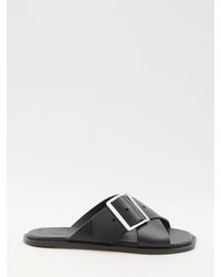 Loewe - Petal Belt Flat Sandals - Lyst