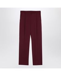 Max Mara - Bordeaux Trousers - Lyst