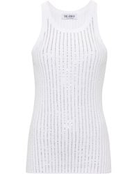 The Attico - Ribbed Jersey Tank - Lyst