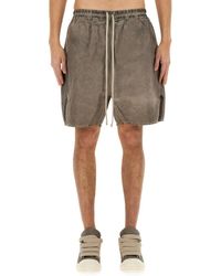 Rick Owens - Zippered Bermuda Shorts - Lyst